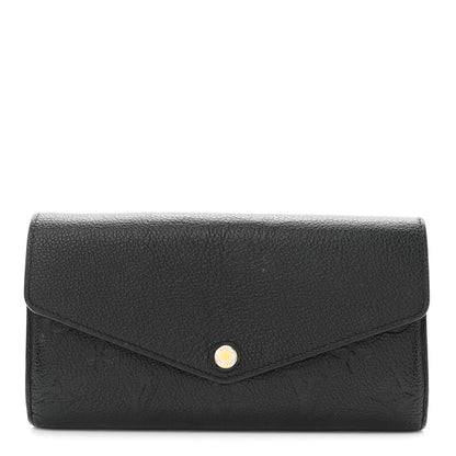 Louis Vuitton Empreinte Sarah Wallet NM Black 1 of 7