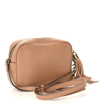 Gucci Pebbled Calfskin Small Soho Disco Bag Camelia 3 of 9