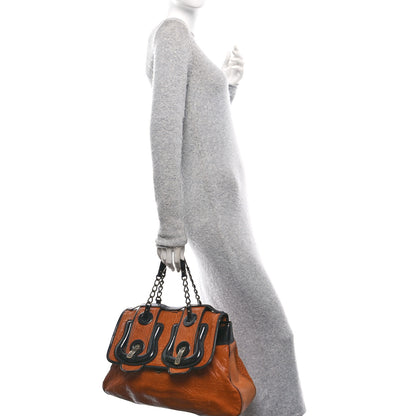 Fendi Nappa Patent Large B Bag Osso Black 2 of 14