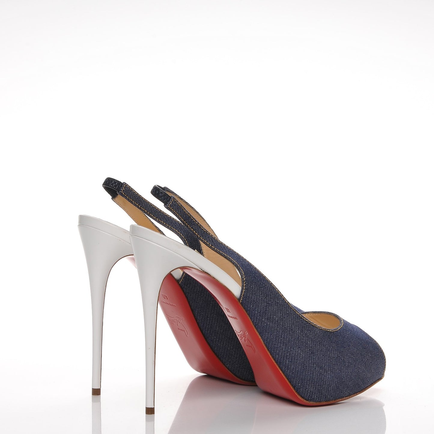 Denim Private Number 120 Pumps 40 Blue White