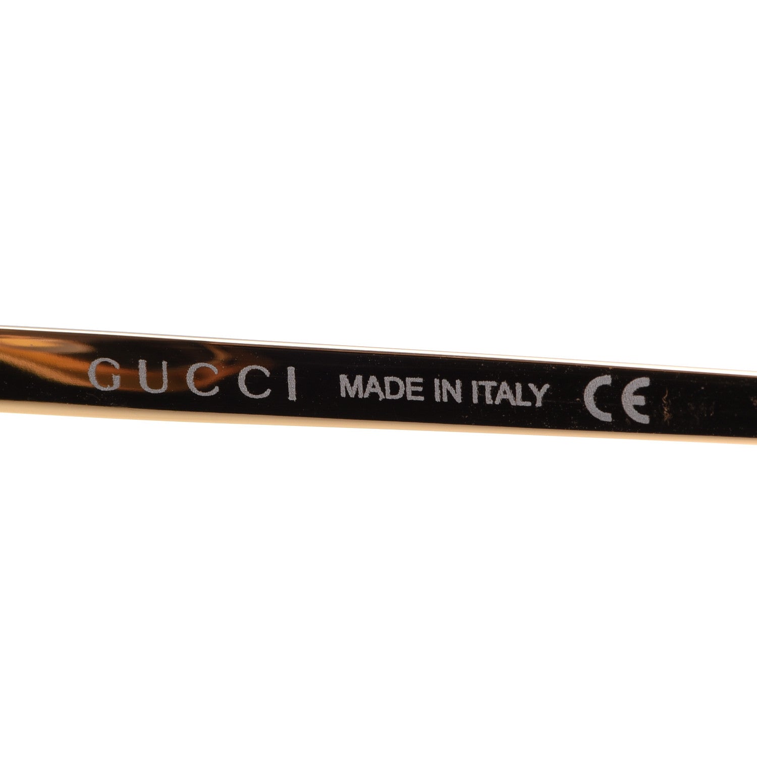 Gucci Metal Acetate Crystal Oversize GG0115S Sunglasses Gold 6 of 8