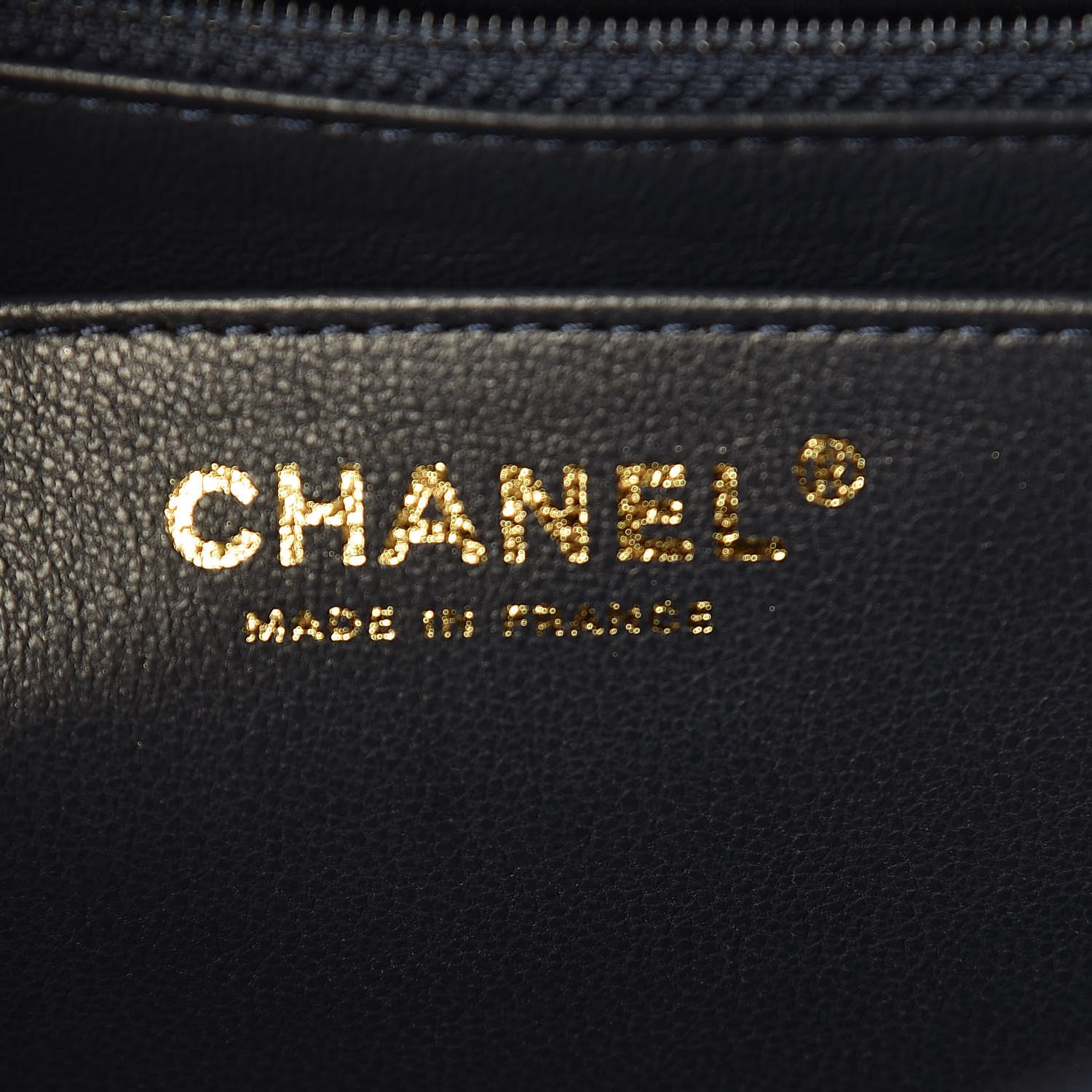 Chanel Caviar Quilted Jumbo Single Flap Dark Blue 6 of 11