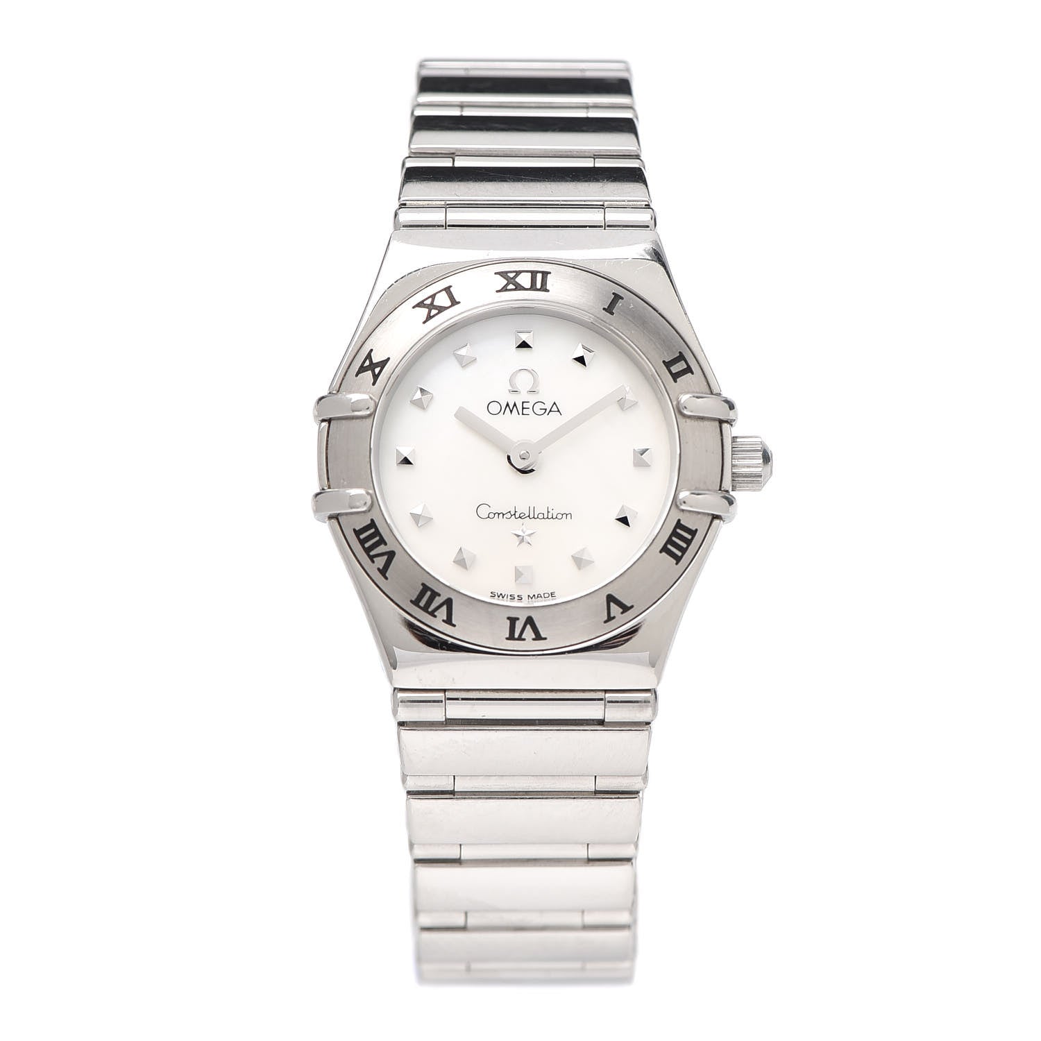 Omega Stainless Steel Mother of Pearl 22mm Constellation My Choice Quartz Watch 795.1243 1 of 6