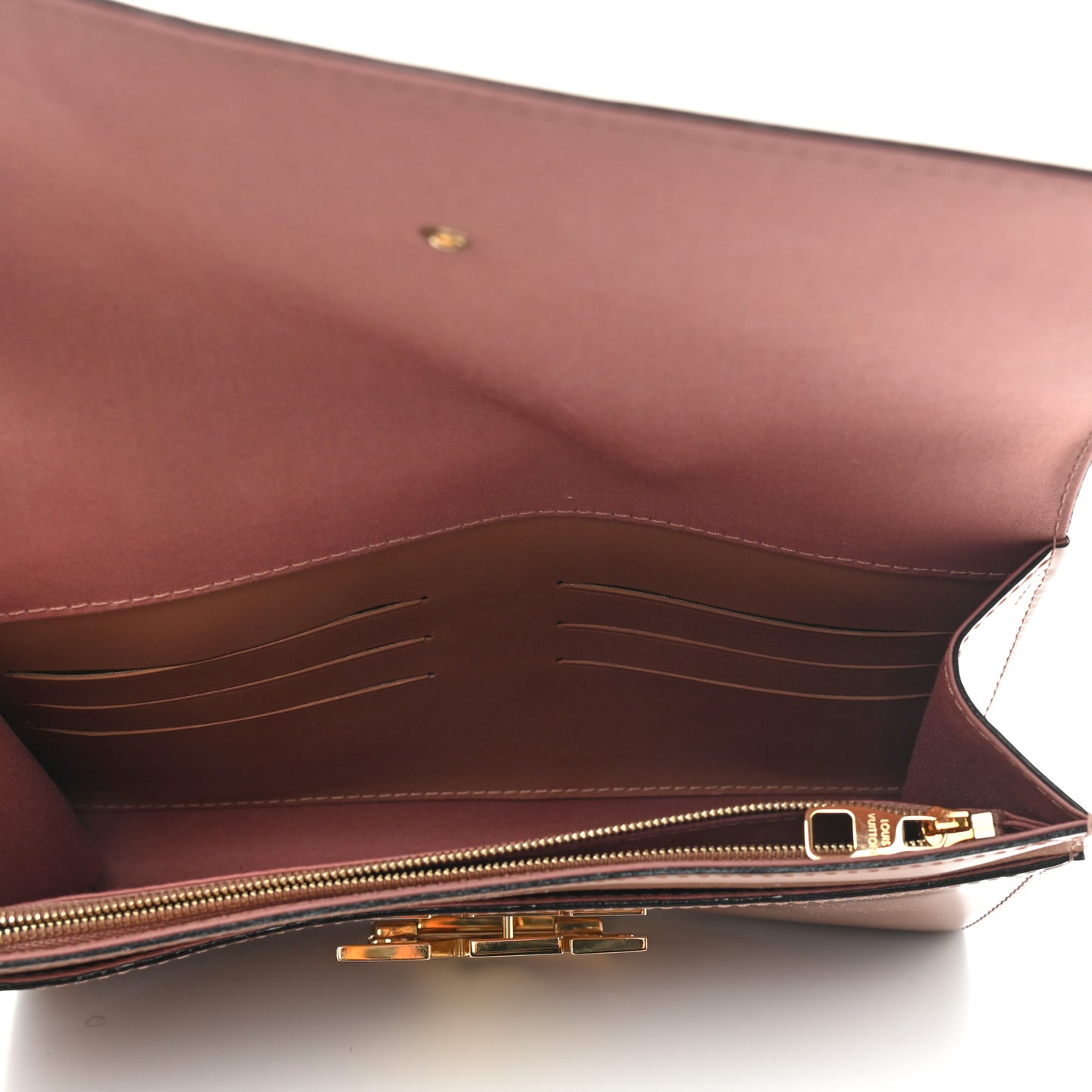 Patent Louise New Sobe Clutch Rose Velours