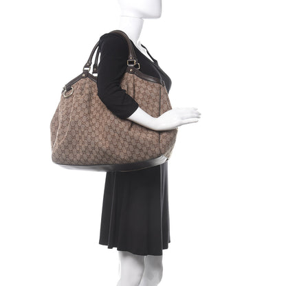 Gucci Monogram Large Sukey Tote Dark Brown 2 of 13