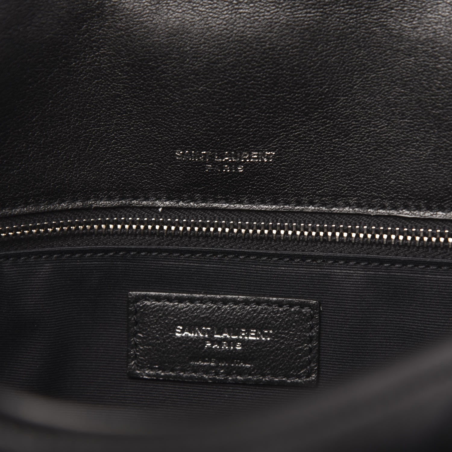 Saint Laurent Lambskin Matelasse Monogram Microstud Medium Niki Chain Satchel Black 6 of 9