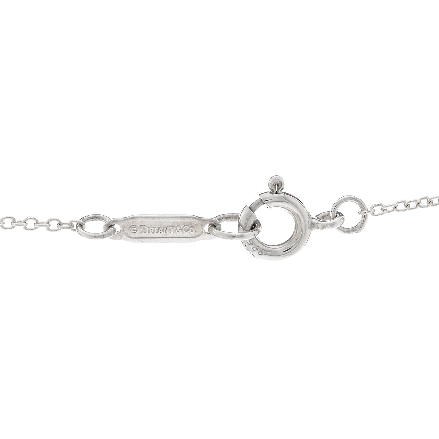 Tiffany Sterling Silver Large Bow Pendant Necklace 4 of 4