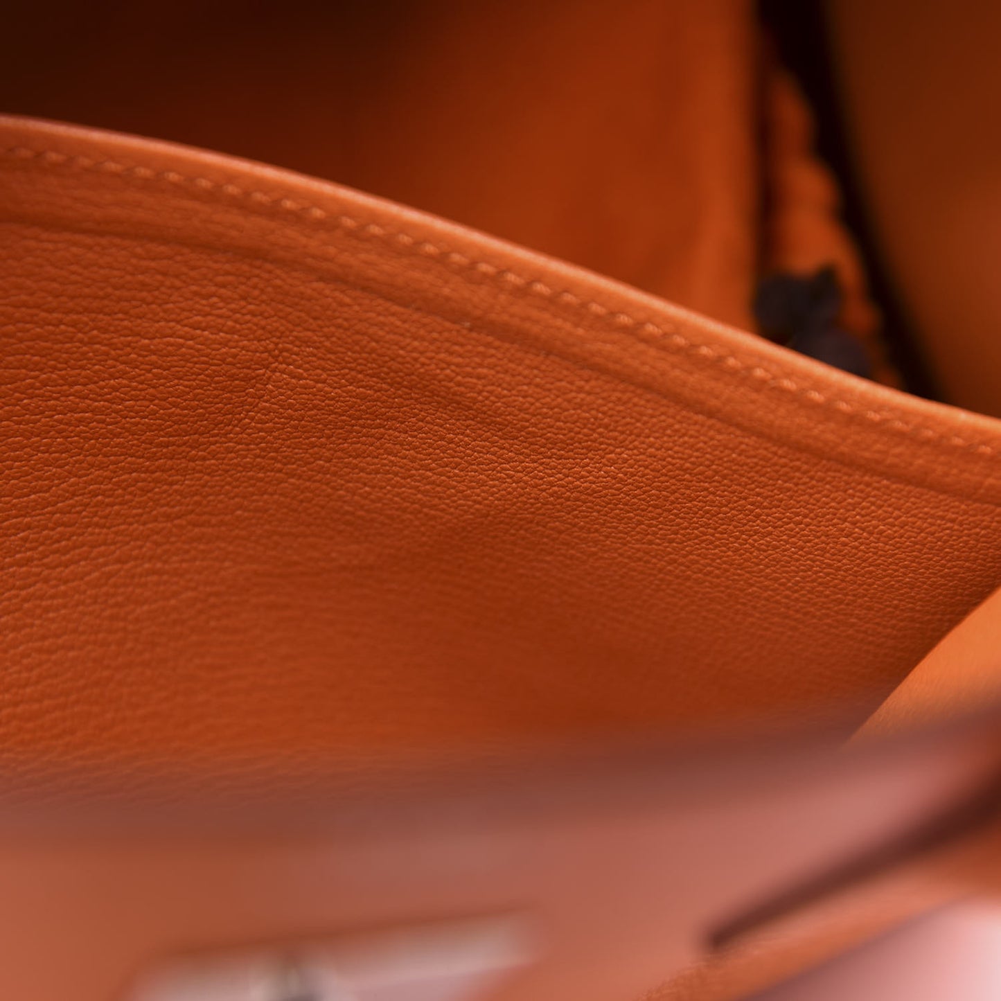 Epsom Birkin 35 Orange