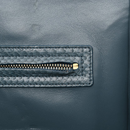 Celine Snakeskin Medium Phantom Luggage Grey 11 of 22