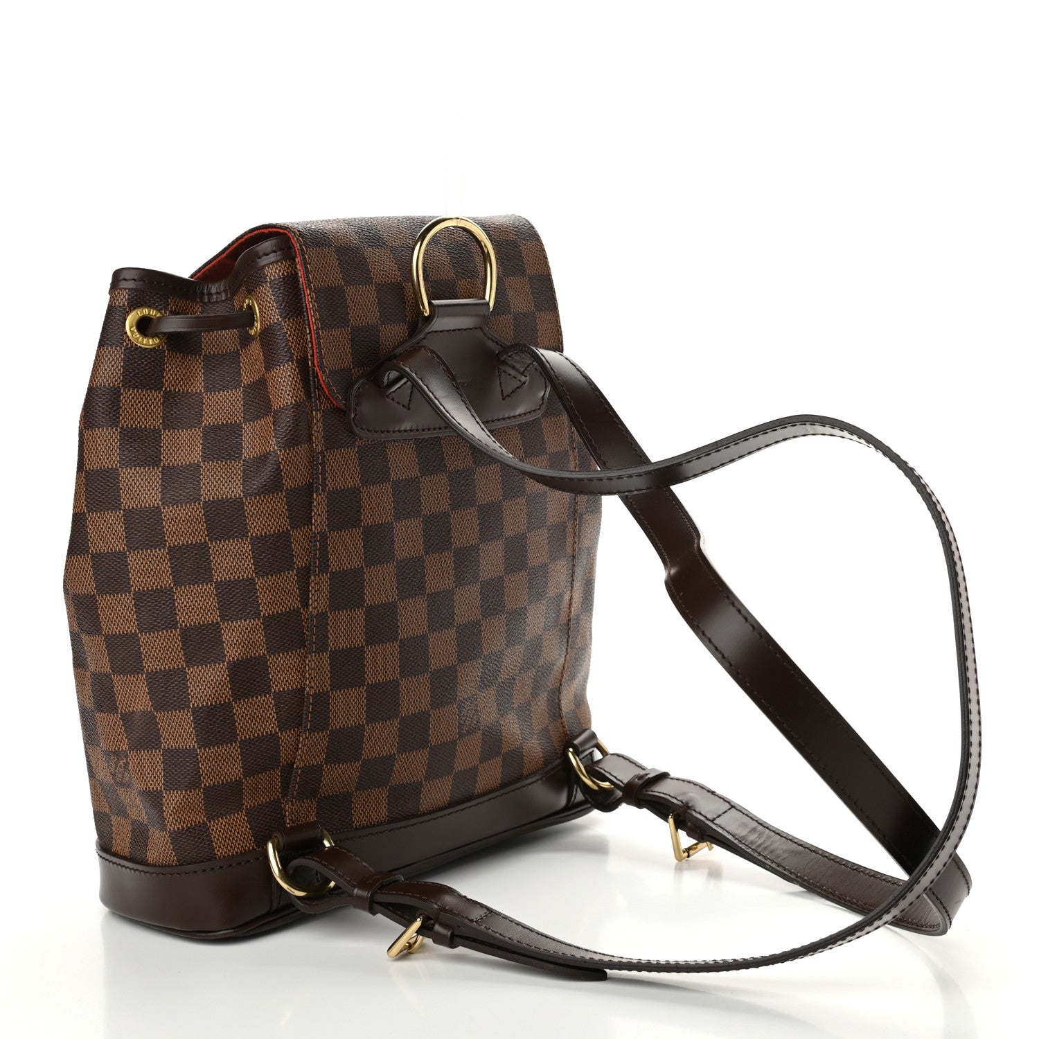 Louis Vuitton Damier Ebene Montsouris MM Backpack 2 of 9