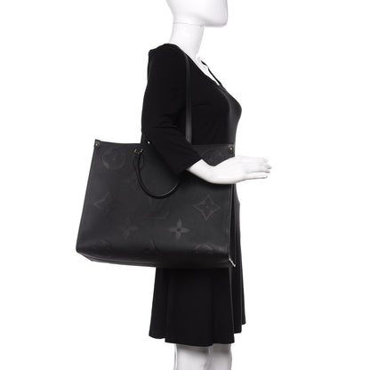 Louis Vuitton Empreinte Monogram Giant Onthego GM Black 2 of 11