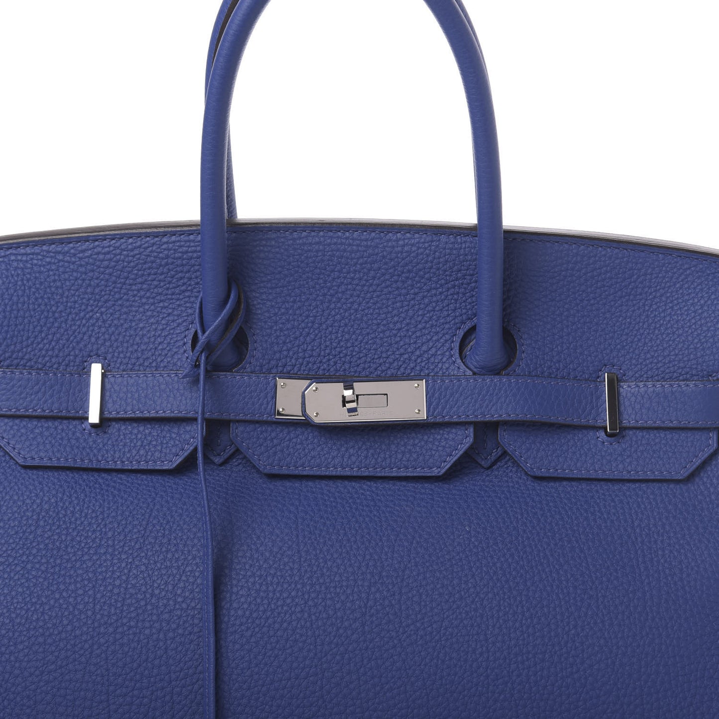 Togo Birkin 35 Bleu Electrique