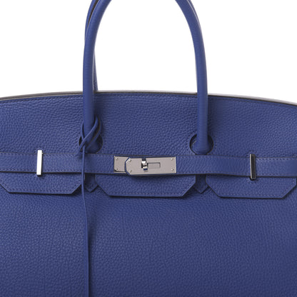 Hermes Togo Birkin 35 Bleu Electrique 8 of 11