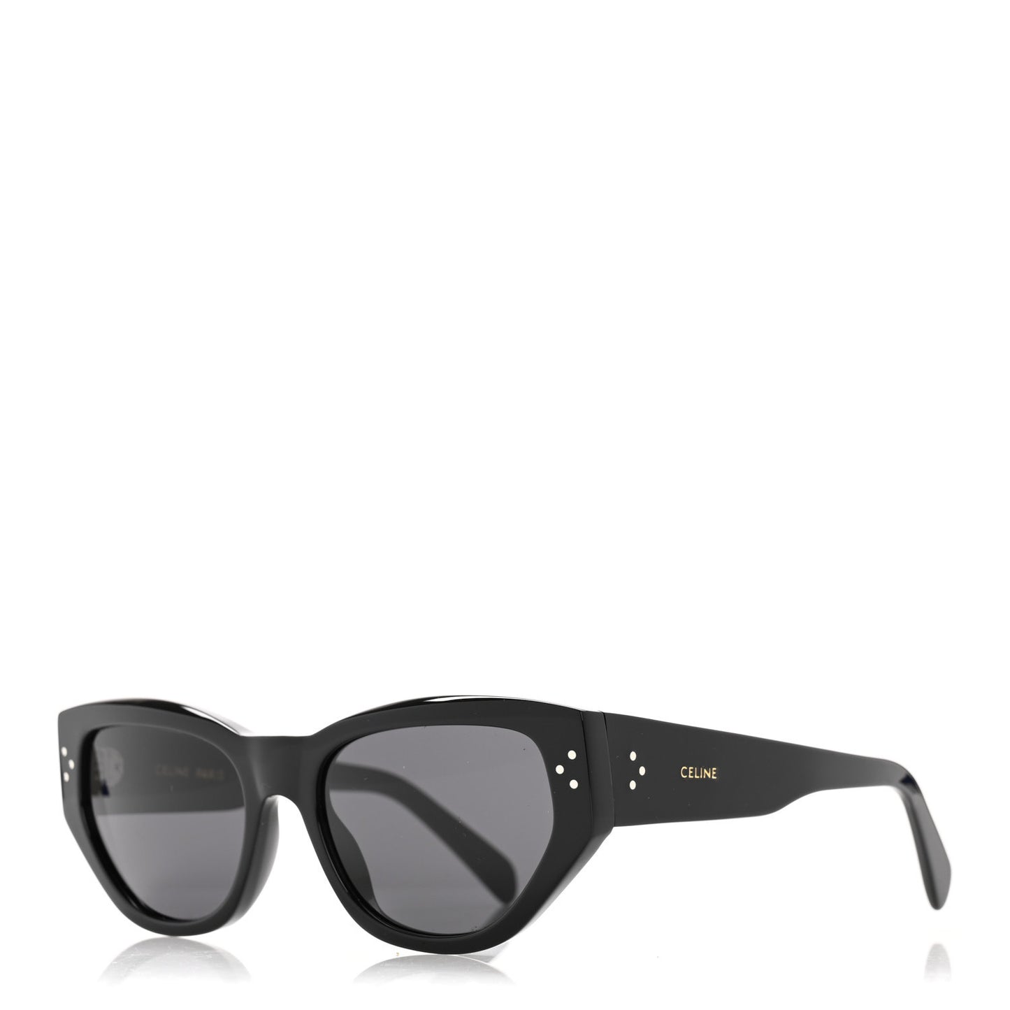 Acetate Polarized Square Sunglasses CL40219I Black