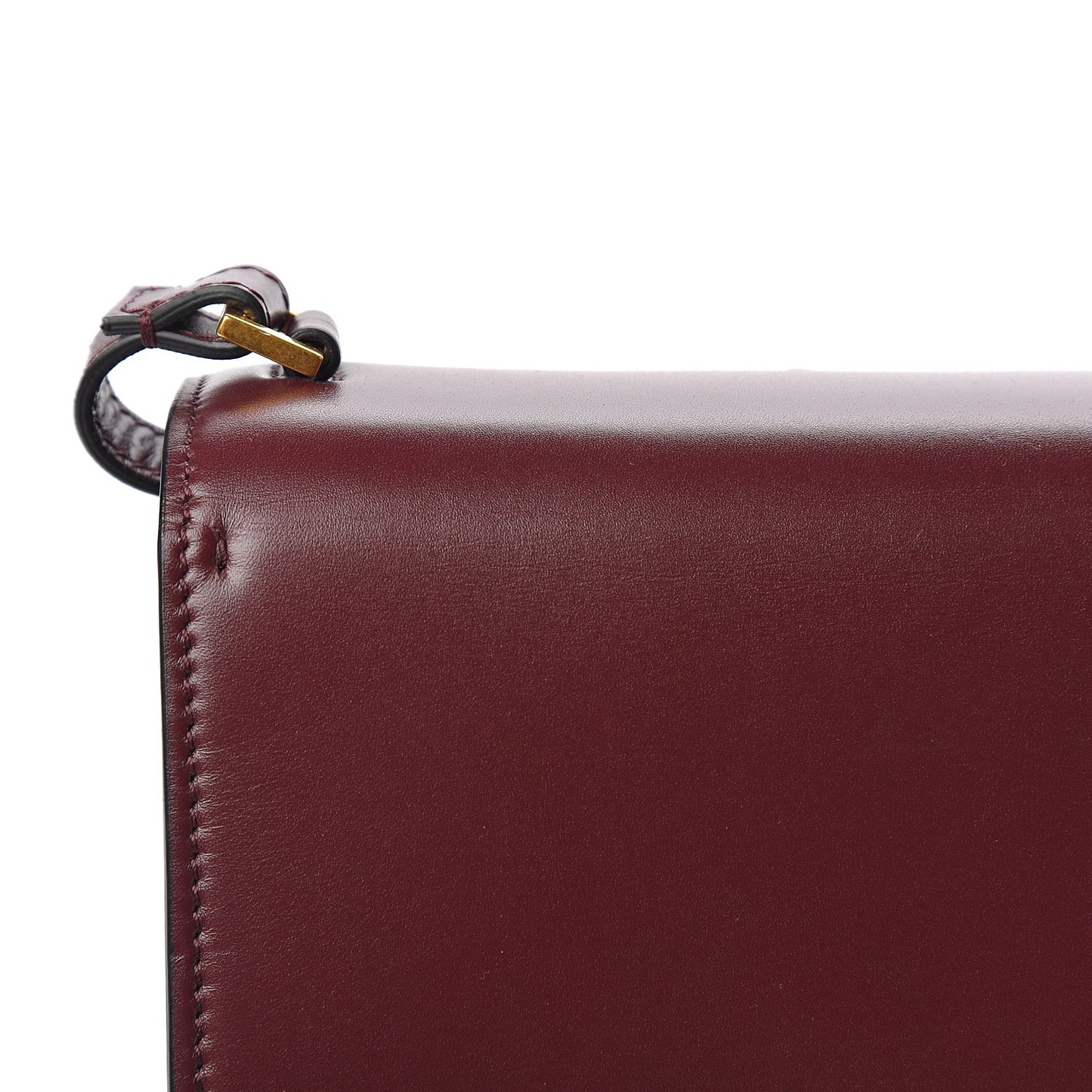 X UNDERCOVER Smooth Calfskin Rose Print Small VSling Shoulder Bag Rubin