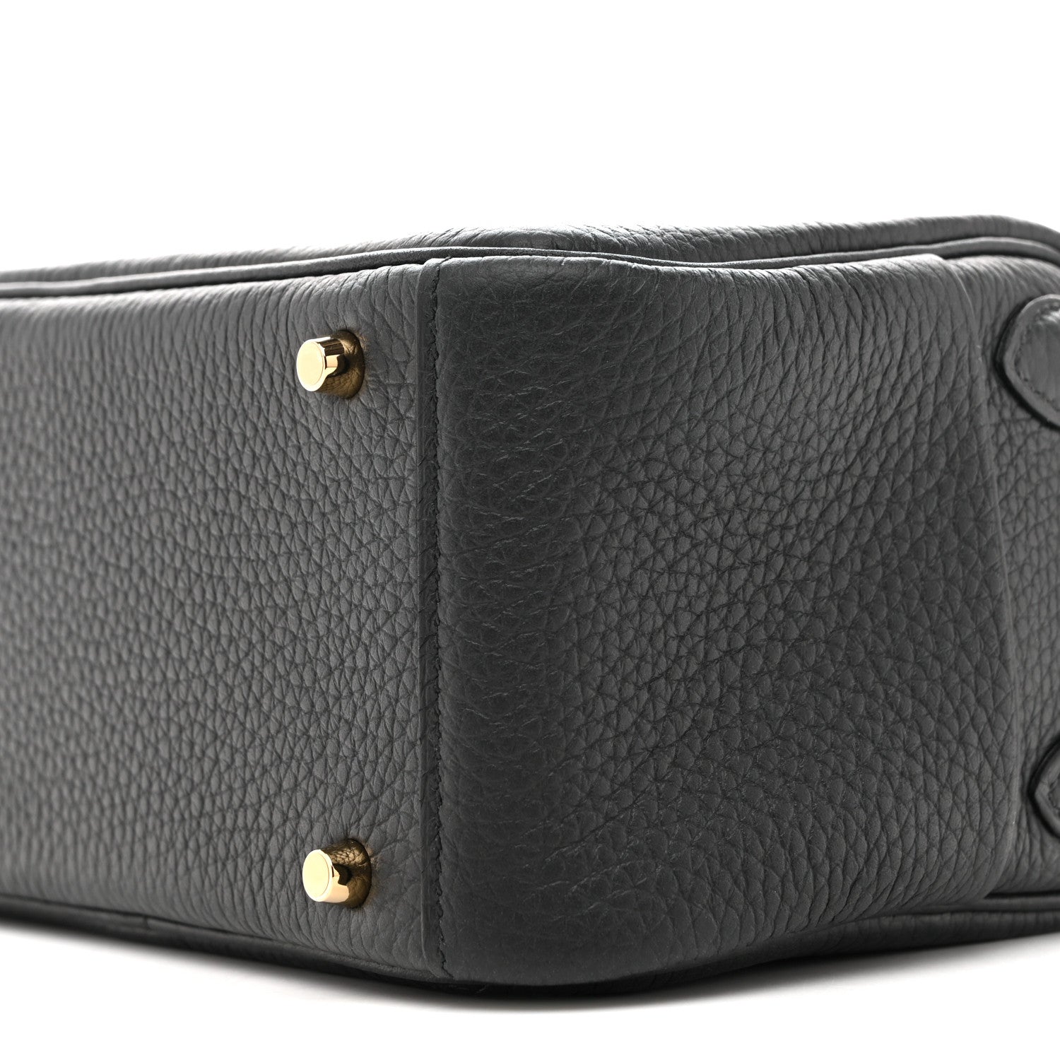 Hermes Taurillon Clemence Mini Lindy 20 Black 10 of 11