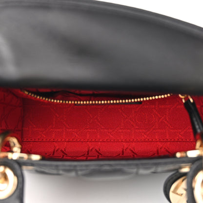 Christian Dior Lambskin Cannage Mini Lady Dior Black 5 of 13