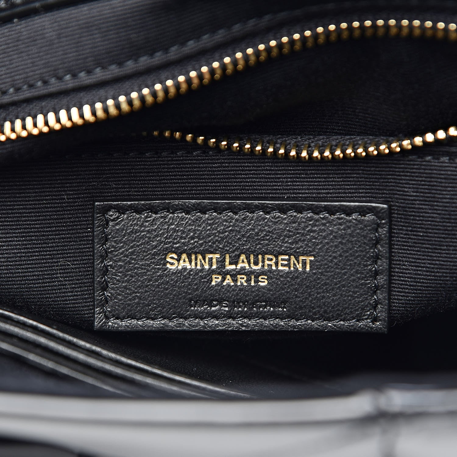 Saint Laurent Patent Patchwork Monogram Large Jamie Black 7 of 10