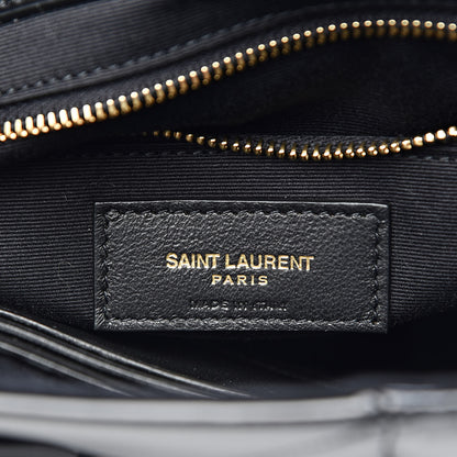 Saint Laurent Patent Patchwork Monogram Large Jamie Black 7 of 10