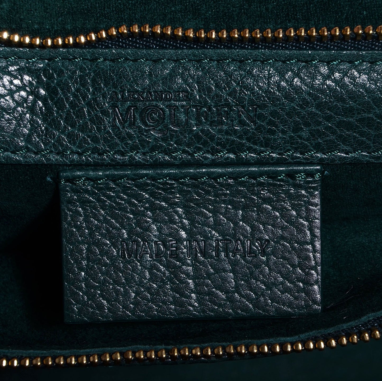 Leather Small Heroine Dark Green