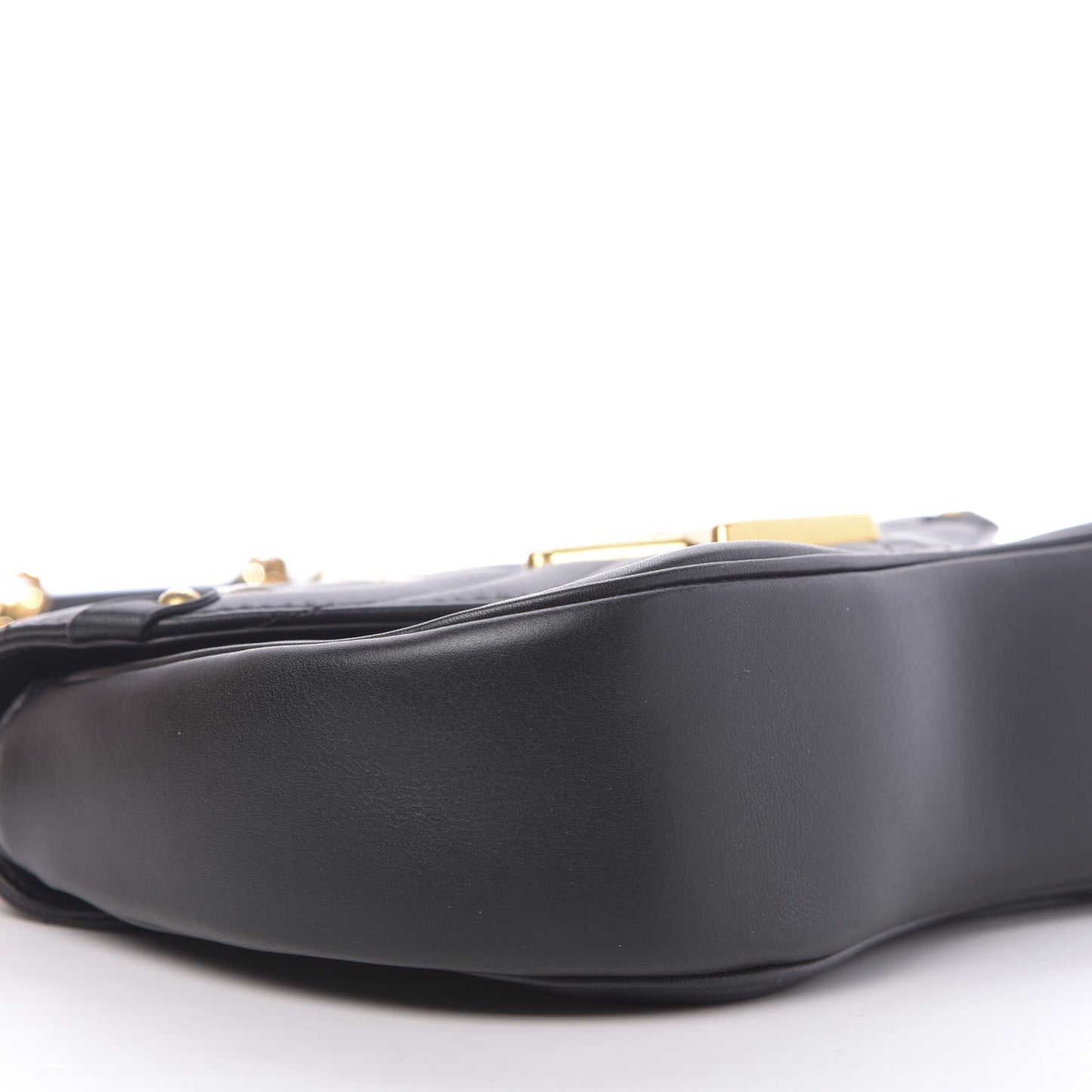 Calfskin Love Lock New Wave Chain MM Black