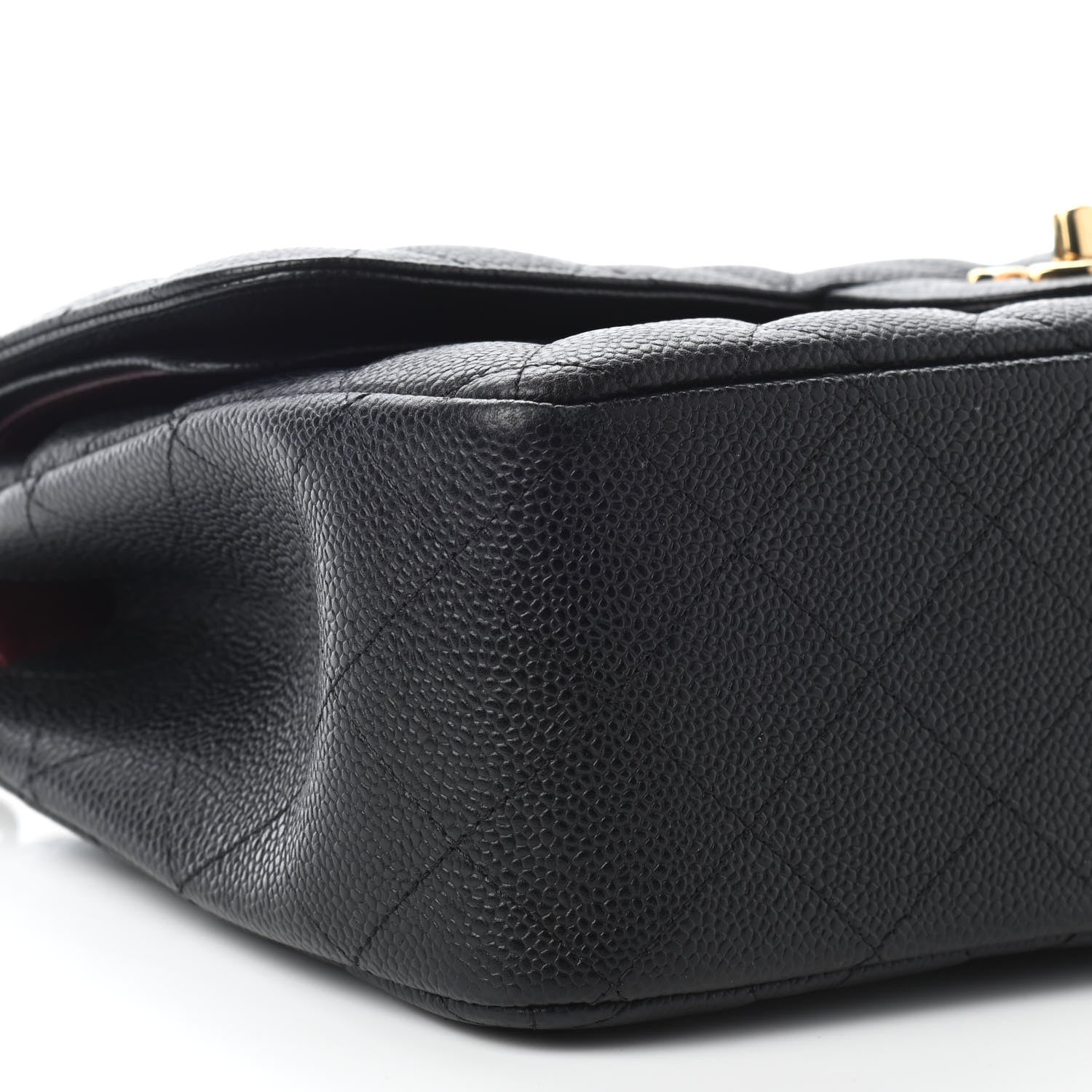 Chanel Caviar Quilted Jumbo Double Flap Black 8 of 9