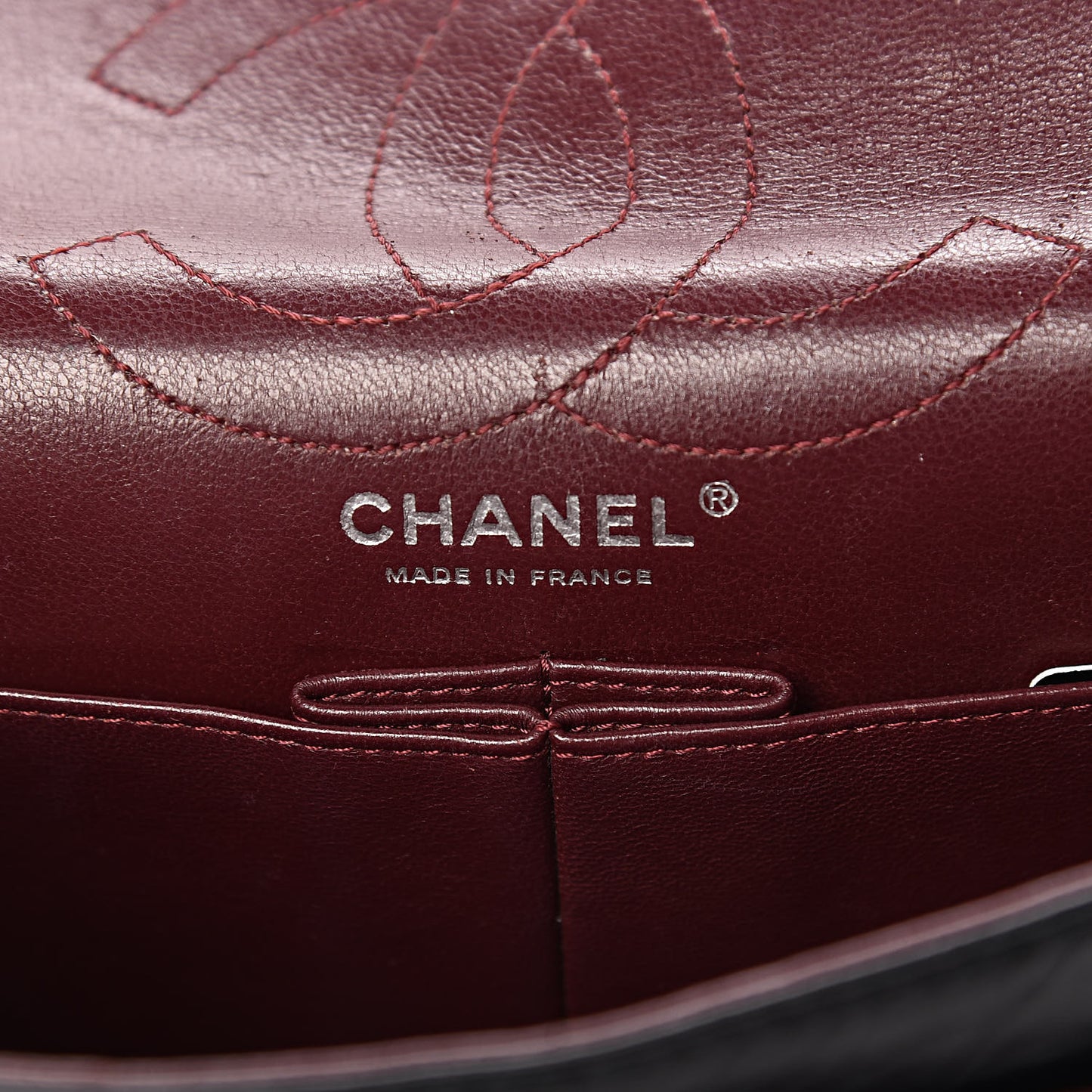 Aged Calfskin Quilted 2.55 Reissue 226 Flap Black