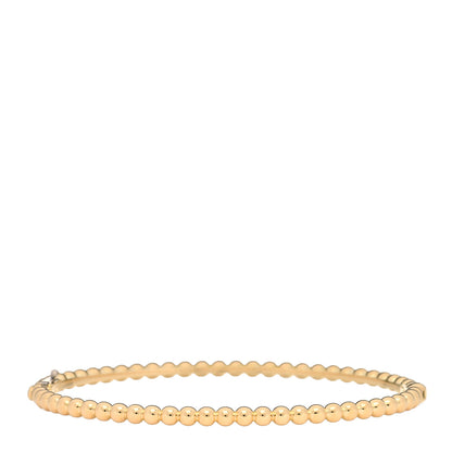 Van Cleef & Arpels 18K Yellow Gold Perlee Pearls of Gold Bracelet L 1 of 4