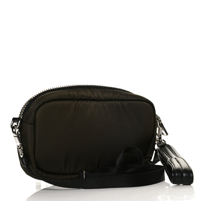 Prada Tessuto Soft Nylon Small Convertible Crossbody Wristlet Militare 2 of 8