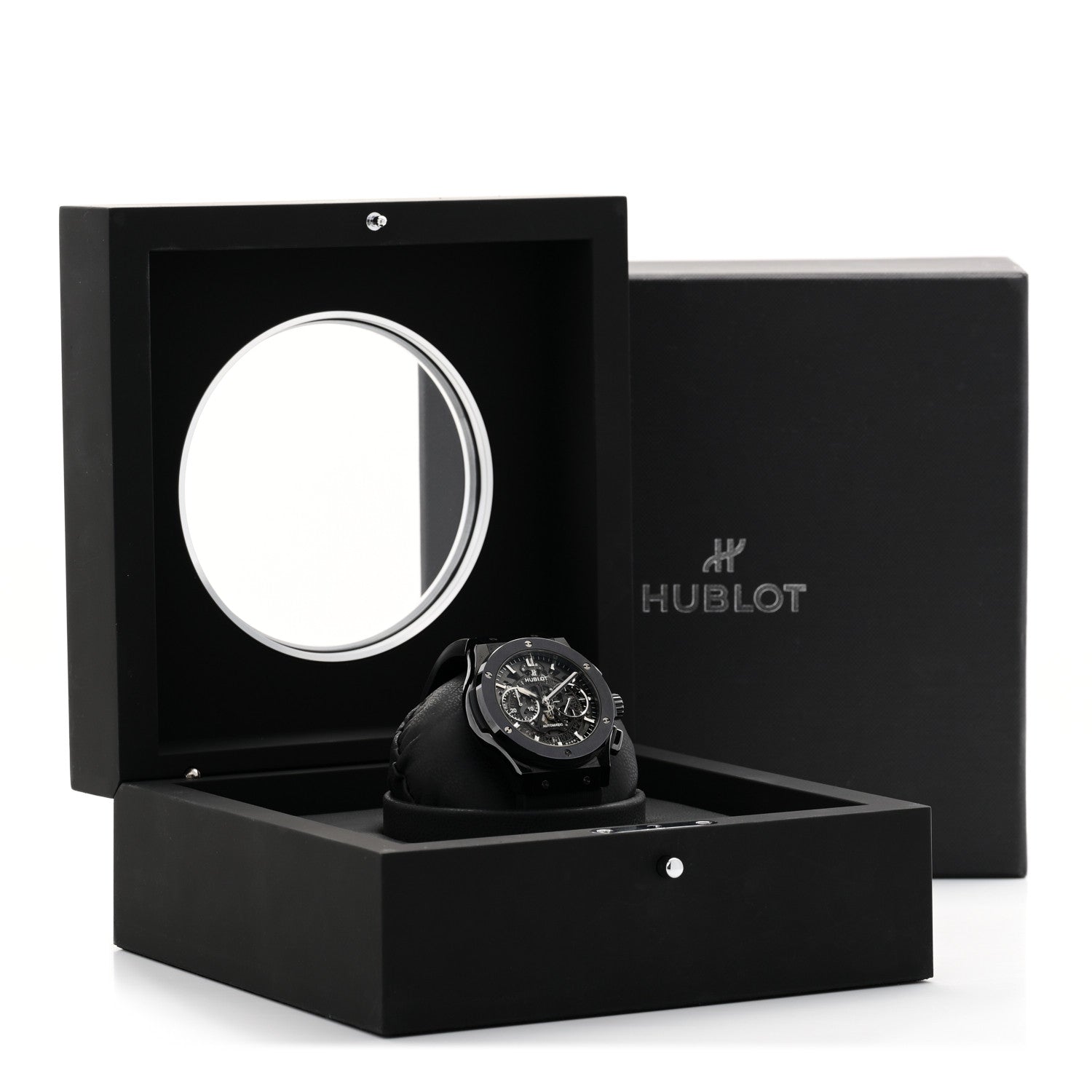 Hublot Ceramic Rubber 45mm Classic Fusion Aerofusion Chronograph Automatic Watch Black 525.CM.0170.RX 5 of 5