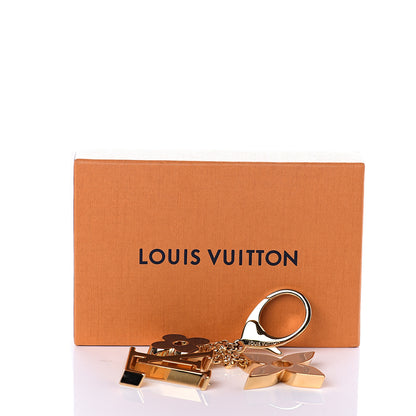 Louis Vuitton Fleur De Monogram Bag Charm Dore 7 of 7