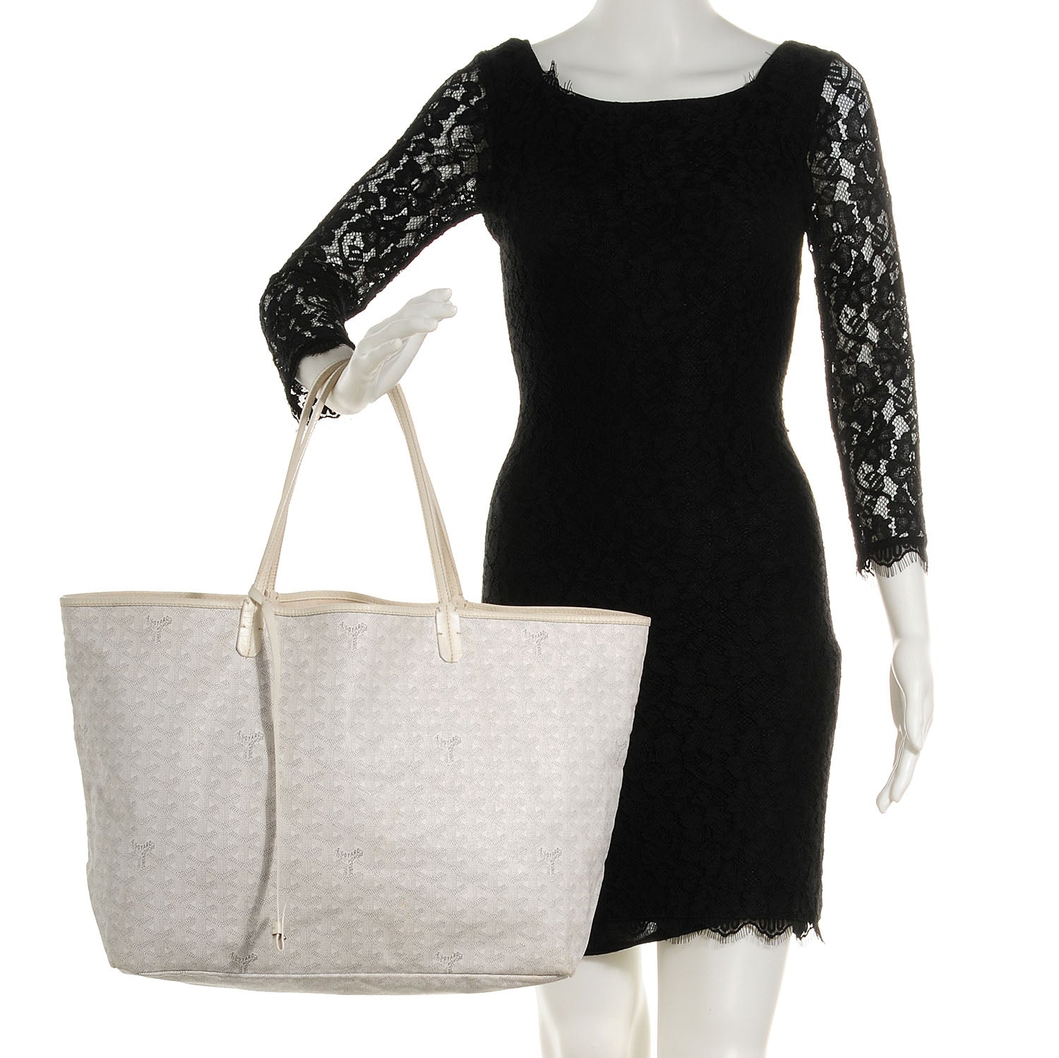Goyard Goyardine Saint Louis GM White 2 of 7