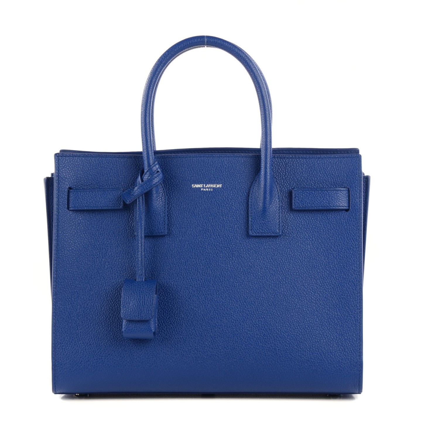Grained Calfskin Nano Sac De Jour Royal Blue
