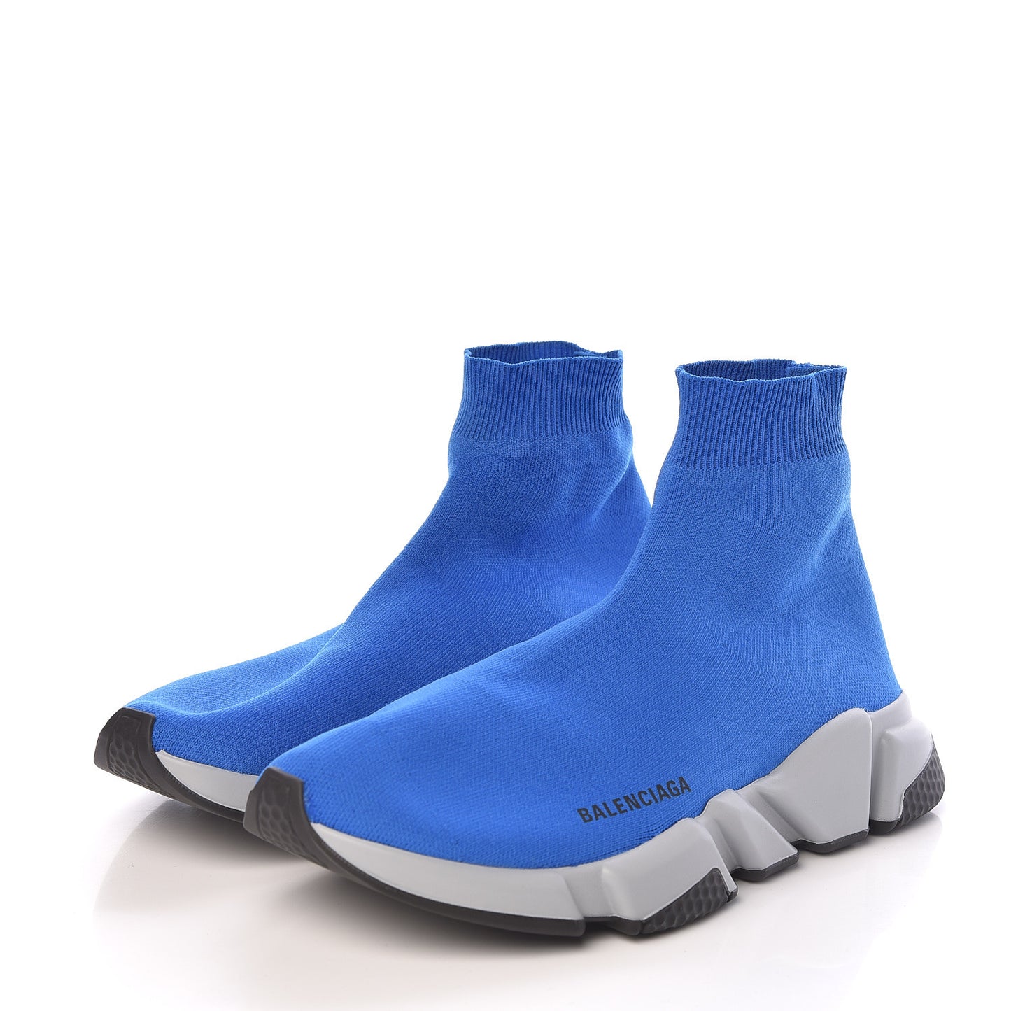 Neoprene Knit Mens Speed Sneakers 43 Bleu