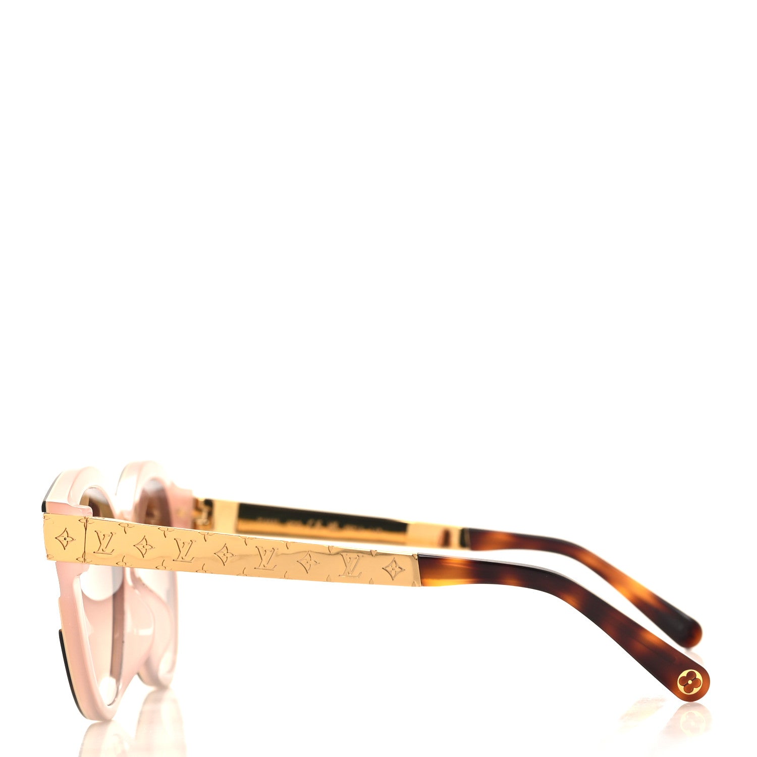 Louis Vuitton Acetate Petit Soupcon Cat Eye Sunglasses Z1858E Light Tortoisehell 3 of 6