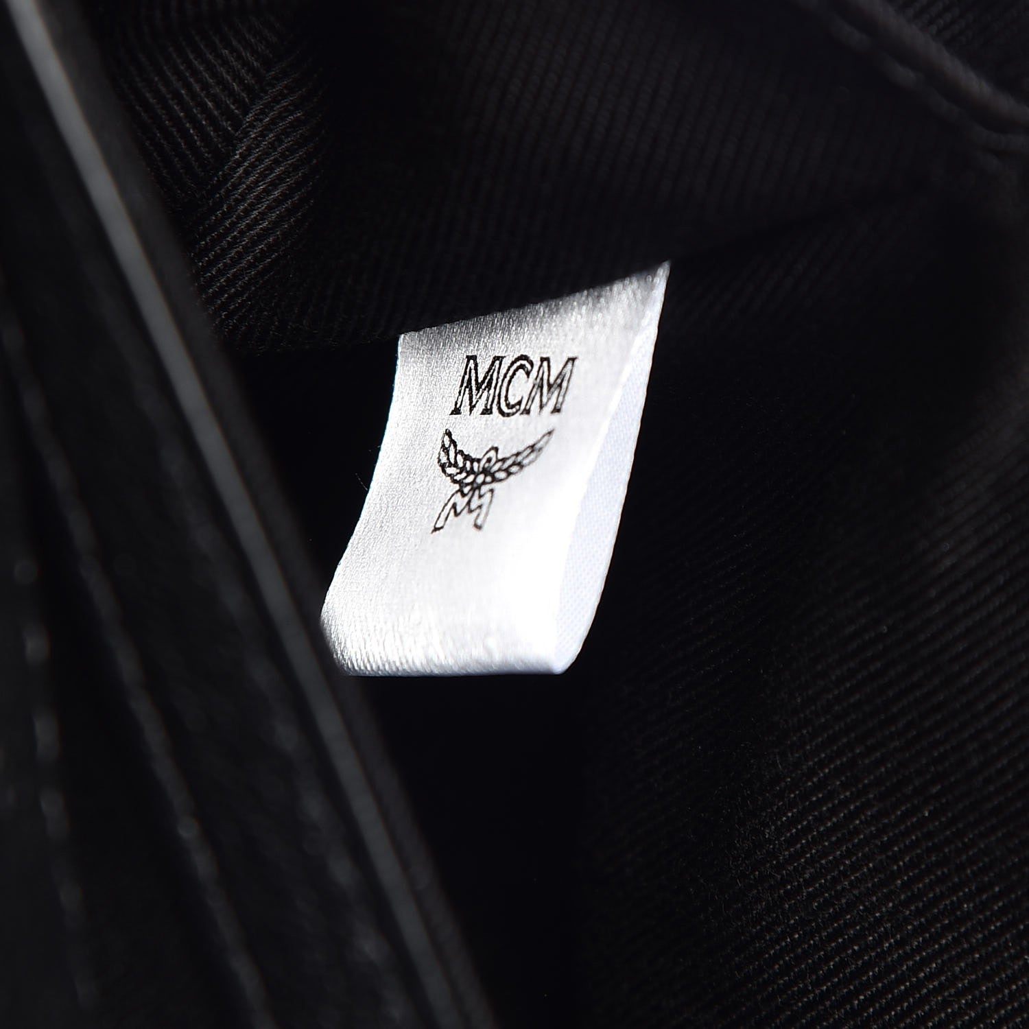 MCM Calfskin Ottomar Monogram Duke Backpack Black 11 of 12