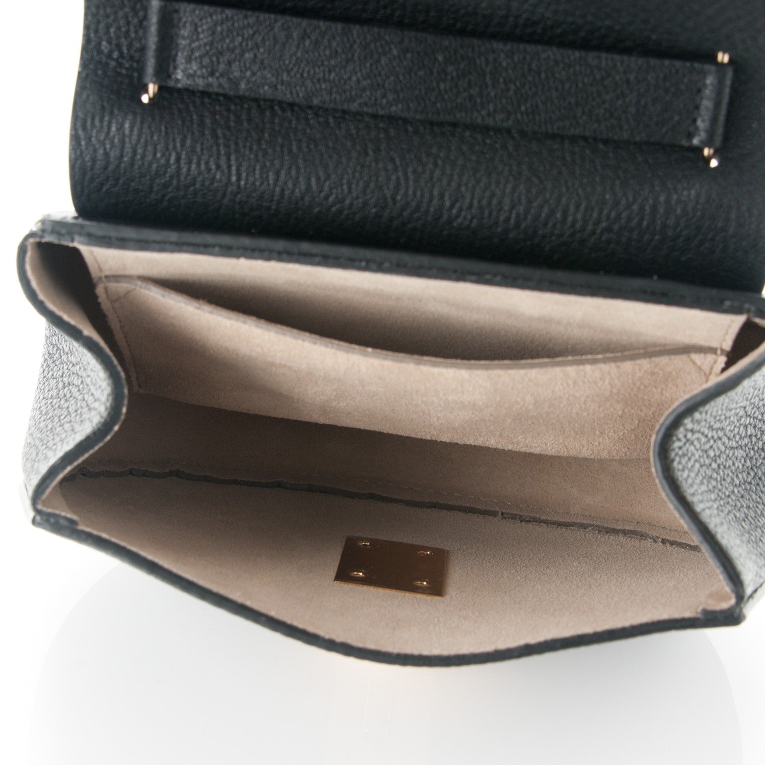Chloe Grained Lambskin Mini Drew Shoulder Bag Black 6 of 7