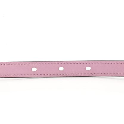 Hermes Swift Epsom 13mm Lucky 15 Belt 70 Mauve Sylvestre Rouge Sellier 5 of 6