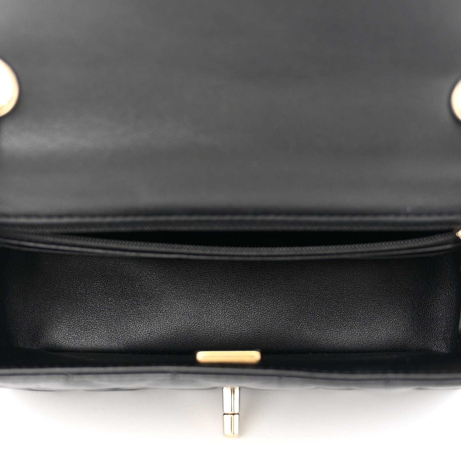Chanel Lambskin Quilted Mini Rectangular Flap Black 5 of 12