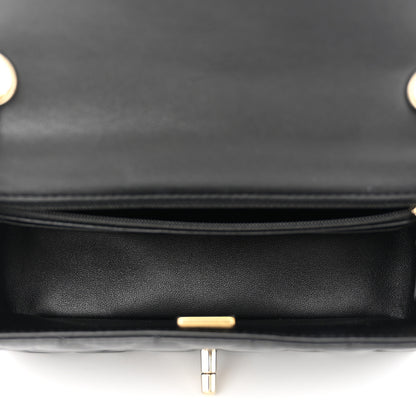 Chanel Lambskin Quilted Mini Rectangular Flap Black 5 of 12