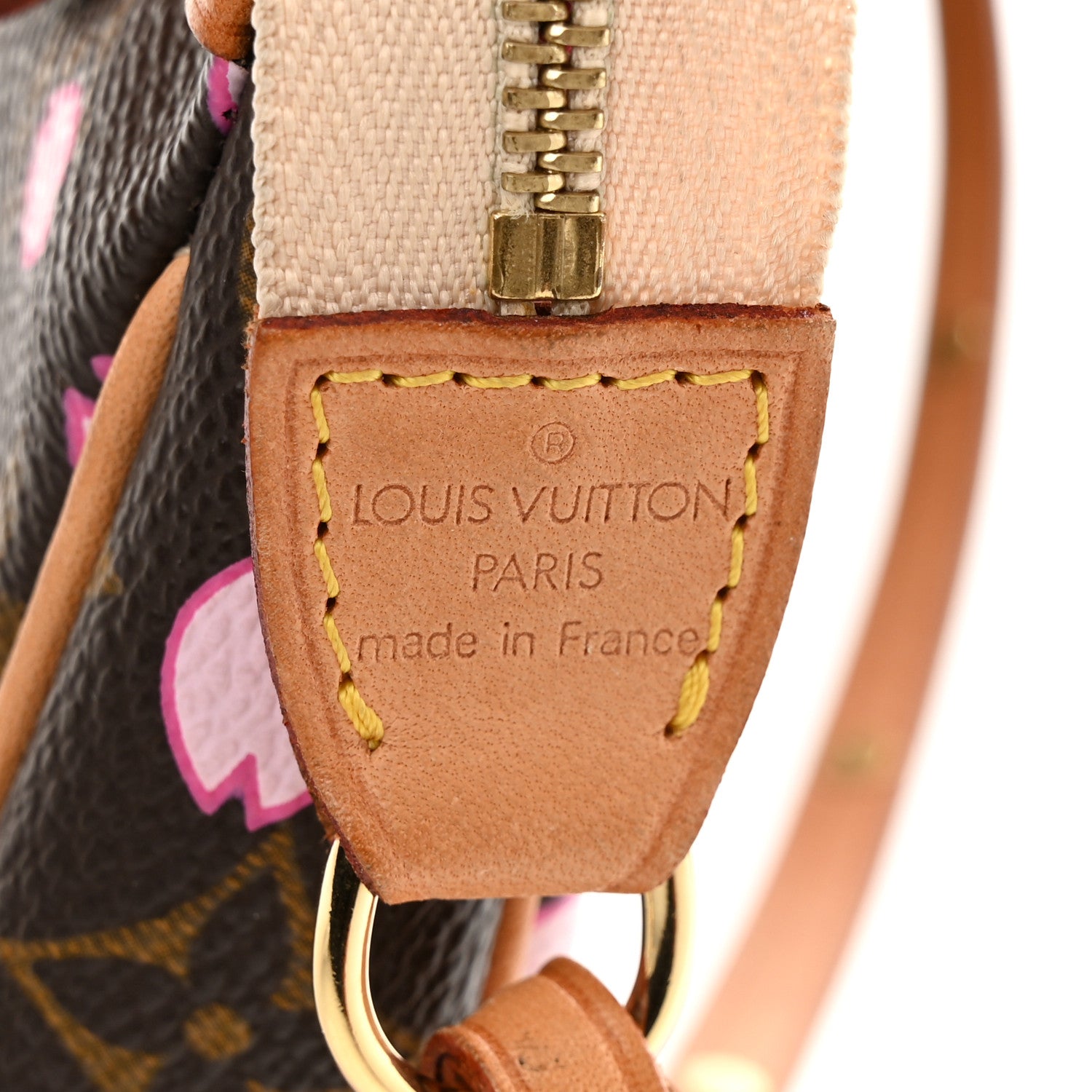 Louis Vuitton Monogram Cherry Blossom Pochette Accessories Brown 6 of 10