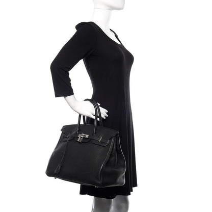 Hermes Togo Birkin 35 Black 2 of 34