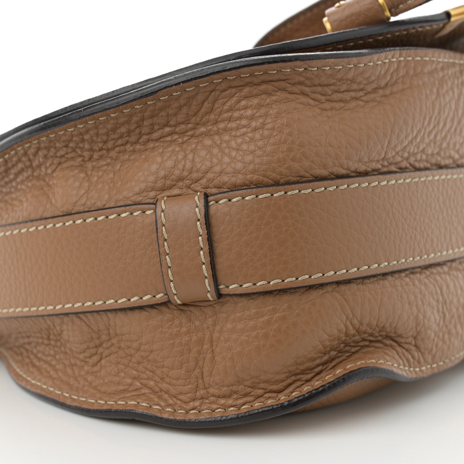 Chloe Calfskin Medium Marcie Round Crossbody Bag Tan 10 of 13