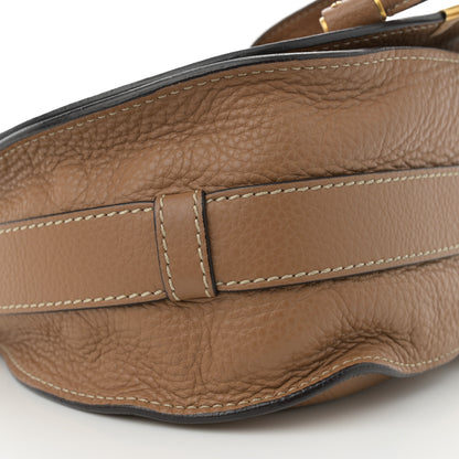 Chloe Calfskin Medium Marcie Round Crossbody Bag Tan 10 of 13