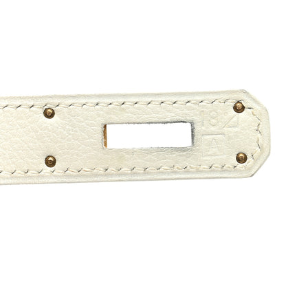 Hermes Evercolor Kelly Retourne 32 White 7 of 15