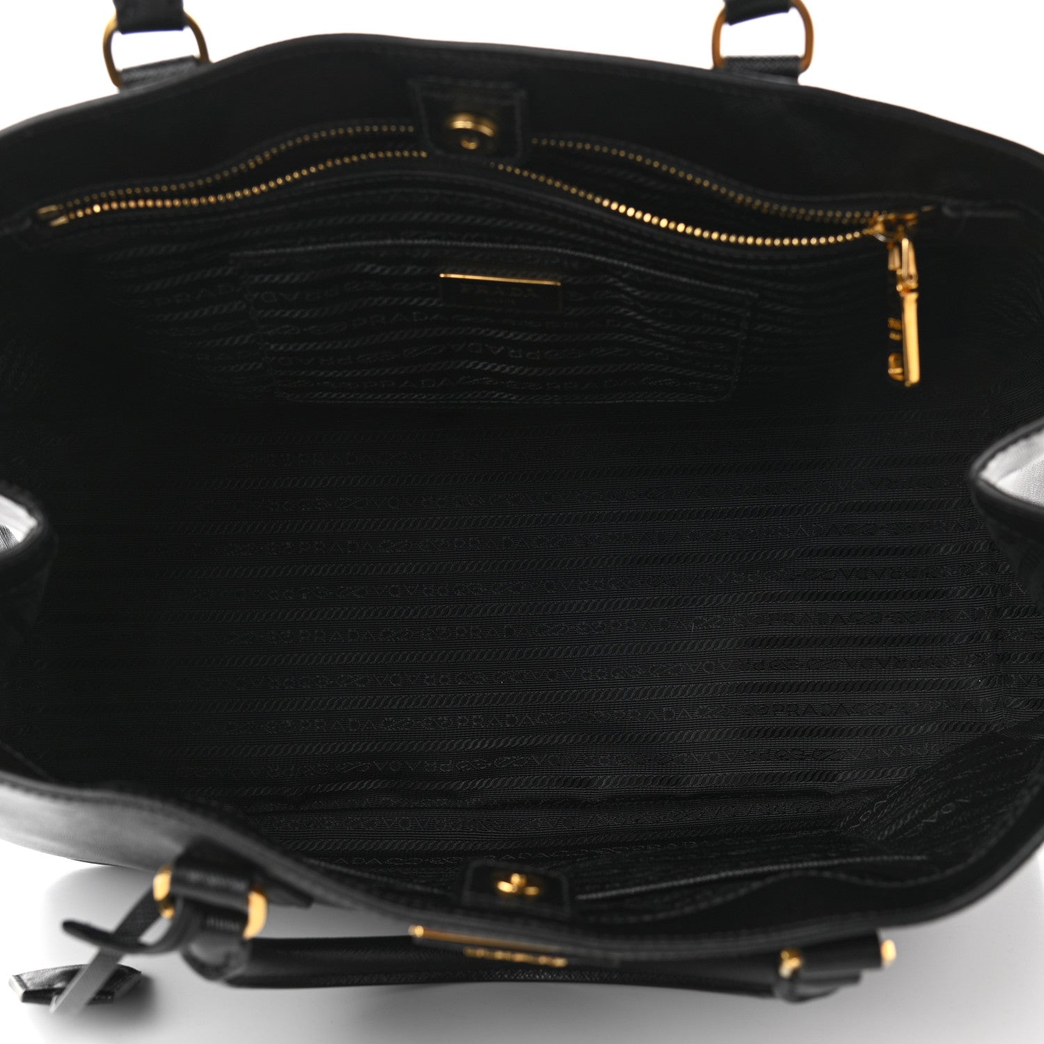 Prada Saffiano Lux Large Tote Black 5 of 10