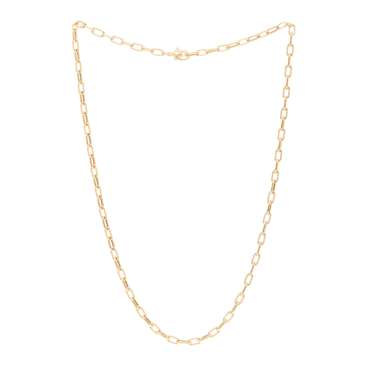 18K Yellow Gold 3mm Madison Chain Necklace