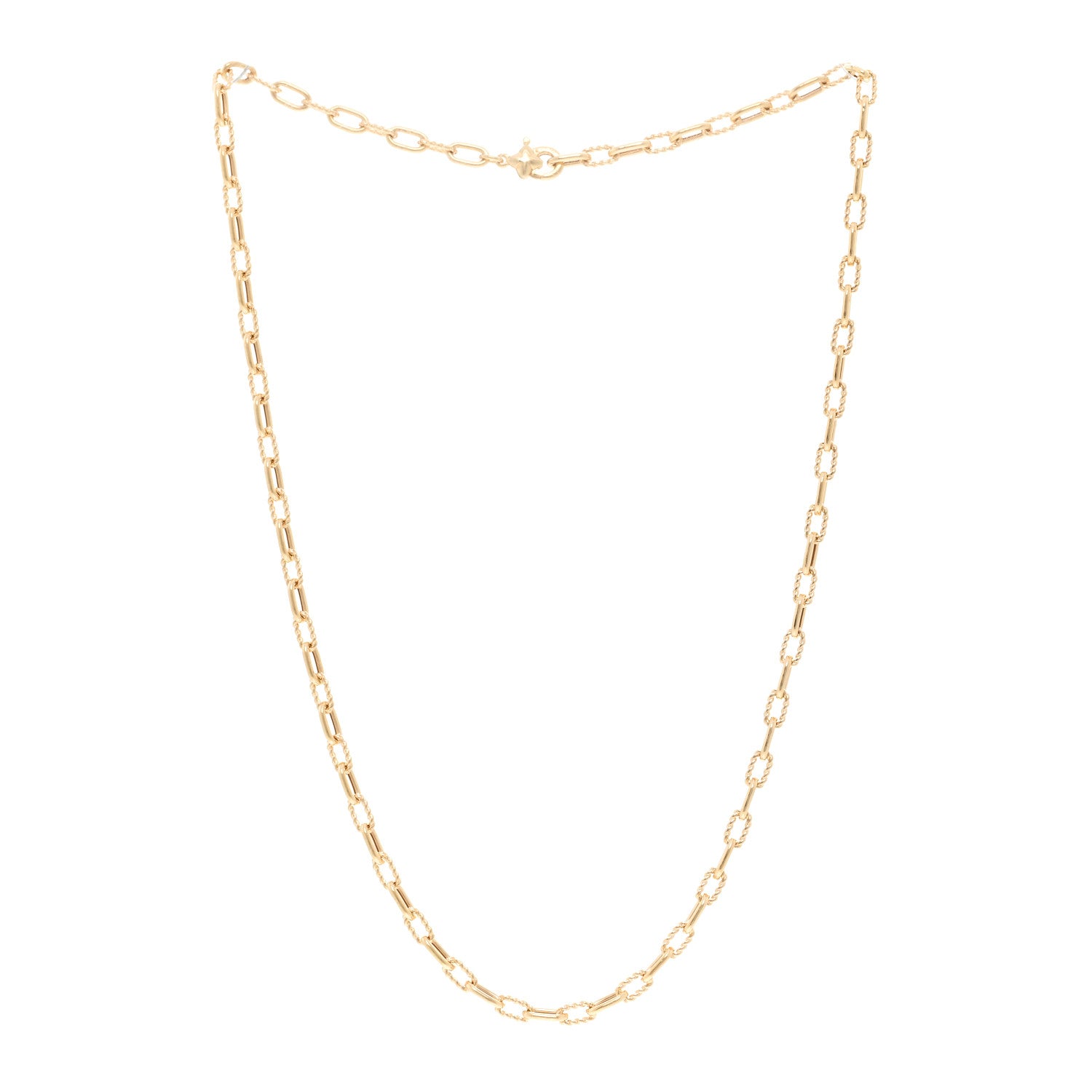 David Yurman 18K Yellow Gold 3mm Madison Chain Necklace 3 of 4