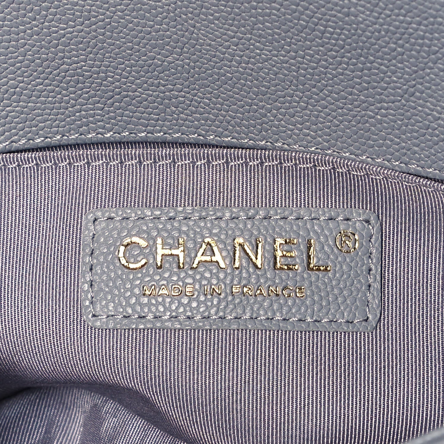 Chanel Caviar Quilted Small Boy Flap Grey 6 of 11