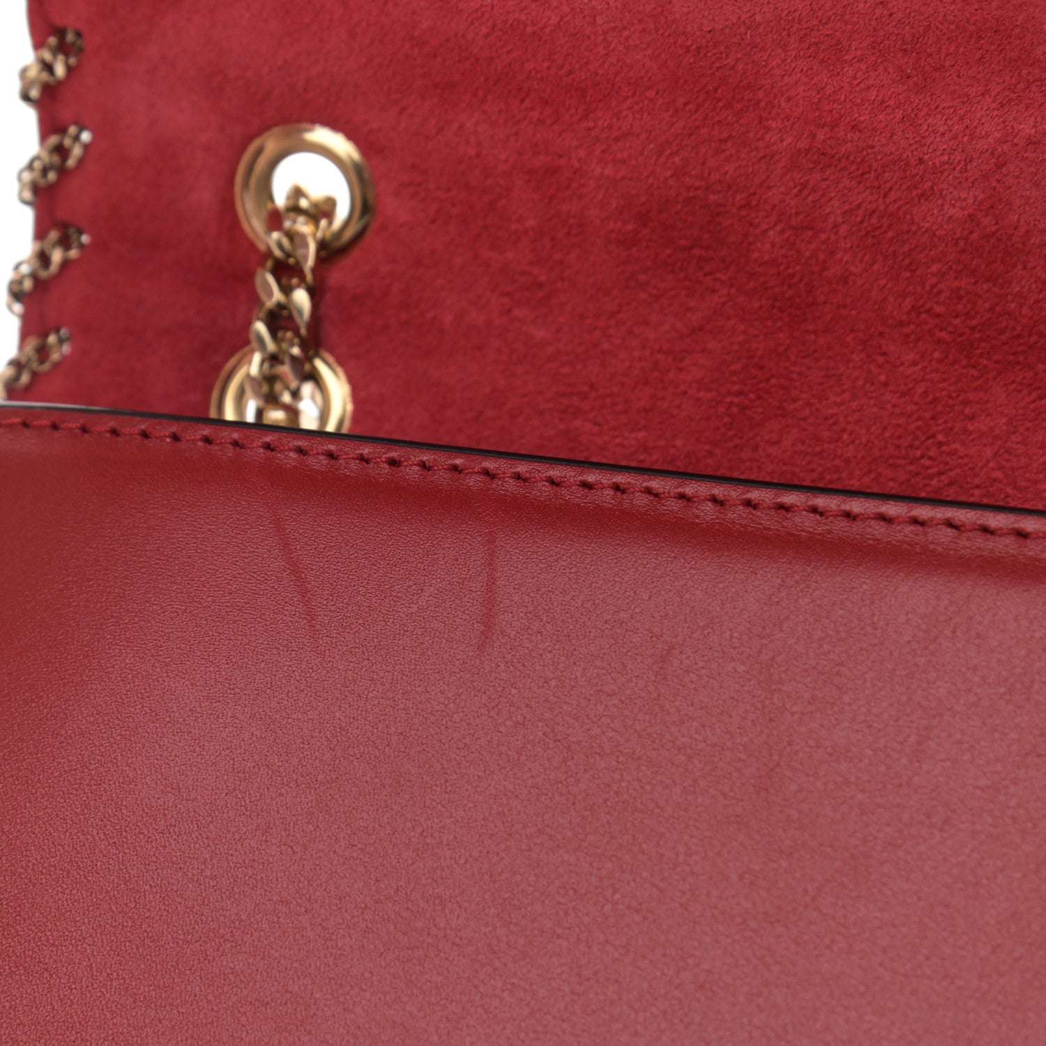 Valentino Garavani Vitello Groumette Small Rockstud Demilune Shoulder Bag Rosso Valentino 10 of 13